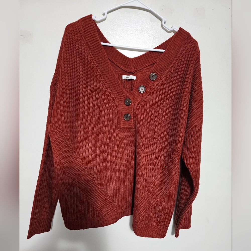 *FLASH SALE* Maurices burnt orange crop sweater X